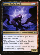 Storm God's Oracle (MH2-213) [Modern Horizons 2]: (enchantment) Foil