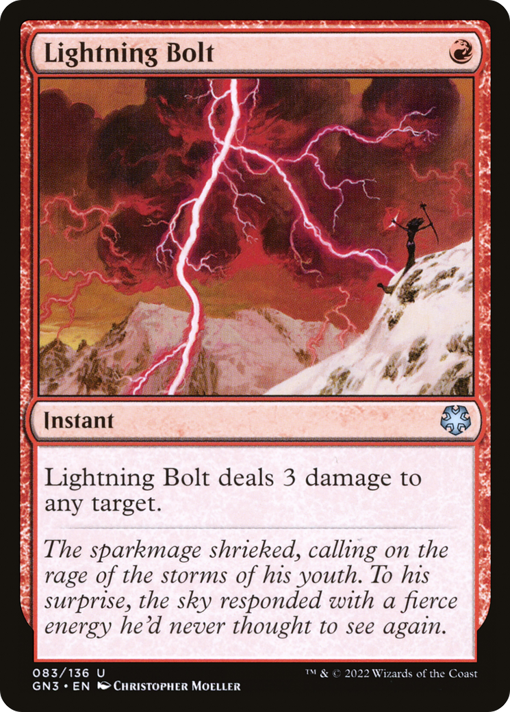 Lightning Bolt (GN3-083) [Game Night: Free-for-All]