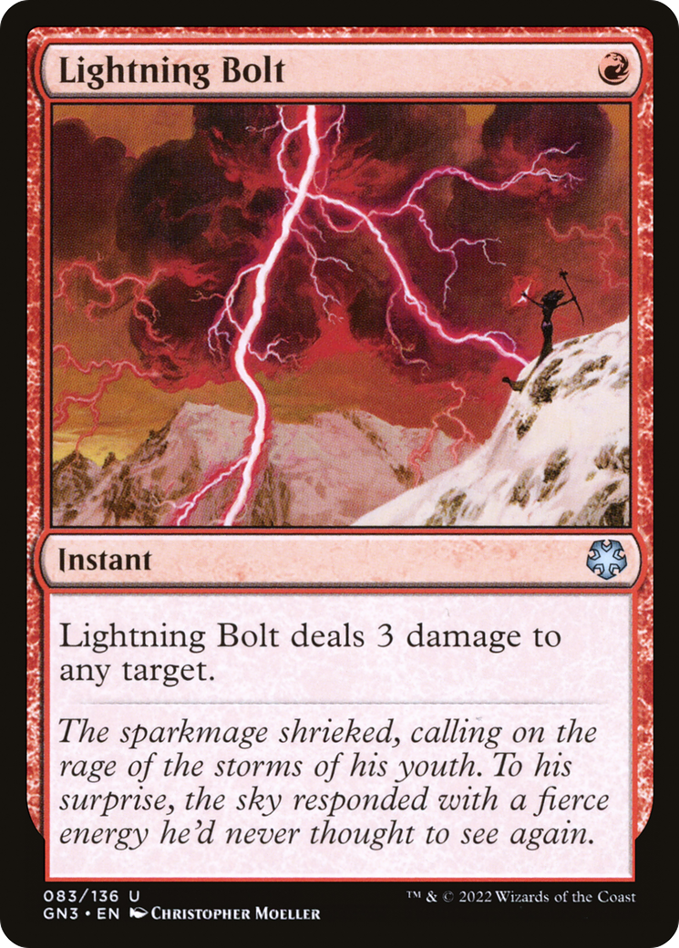 Lightning Bolt (GN3-083) [Game Night: Free-for-All]