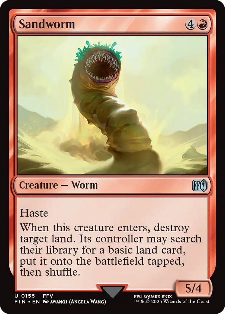 Sandworm (FIN-155) [FINAL FANTASY] Foil