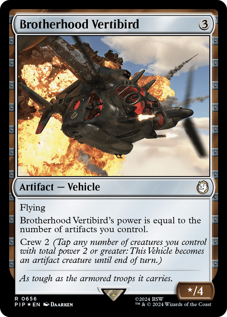Brotherhood Vertibird (PIP-656) [Fallout] Foil