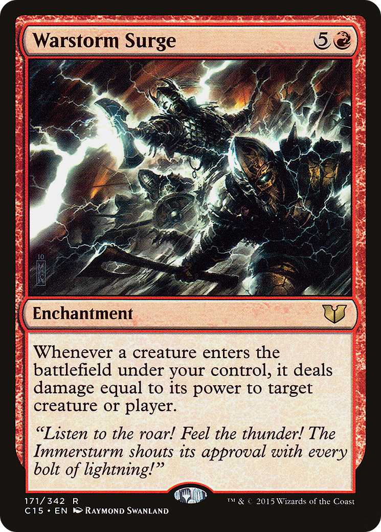 Warstorm Surge (C15-171) [Commander 2015]