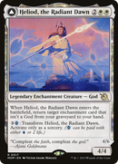 Heliod, the Radiant Dawn // Heliod, the Warped Eclipse (MOM-017) [March of the Machine]: (enchantment) Foil