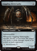 Giggling Skitterspike (DSC-066) [Duskmourn: House of Horror Commander]: (Extended Art)