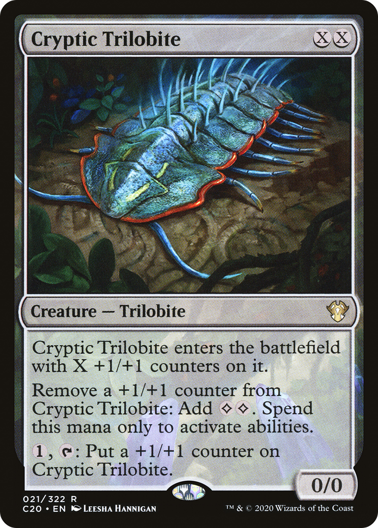 Cryptic Trilobite (C20-021) [Commander 2020]