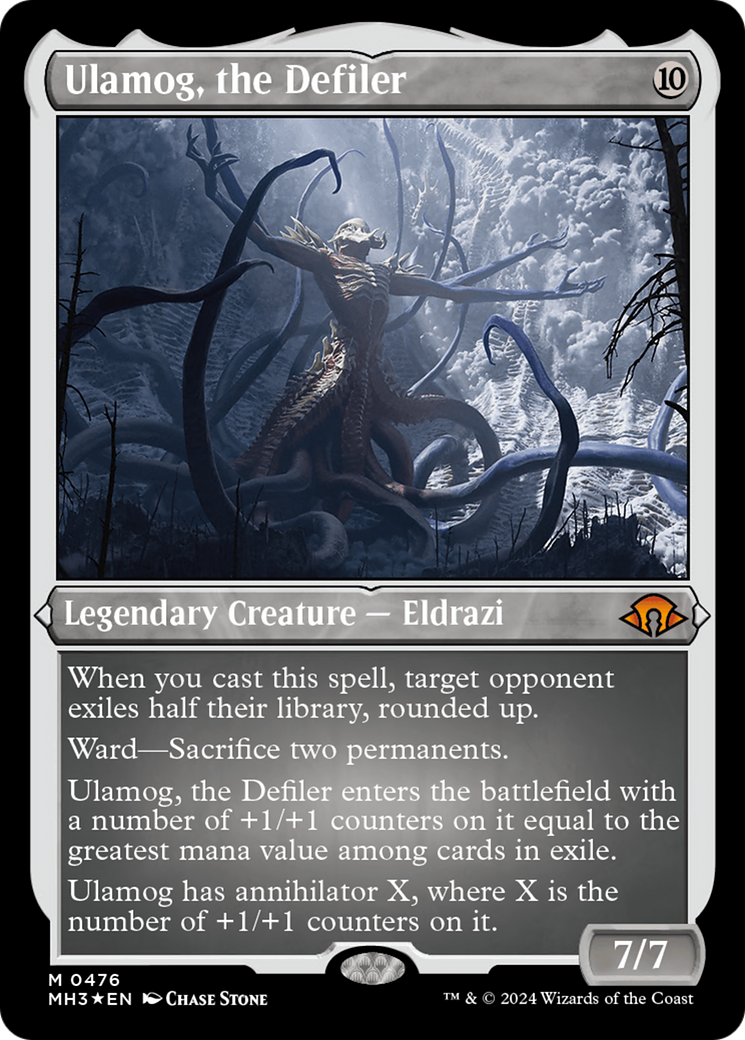 Ulamog, the Defiler (MH3-476) [Modern Horizons 3] Etched Foil