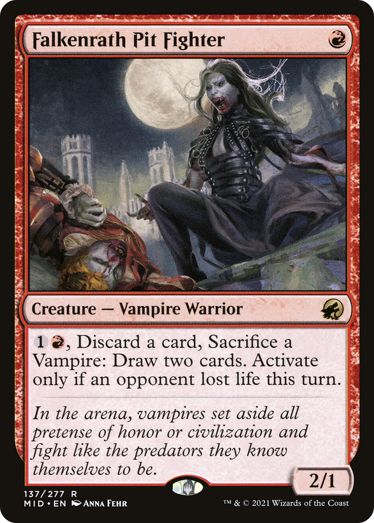 Falkenrath Pit Fighter (MID-137) [Innistrad: Midnight Hunt]