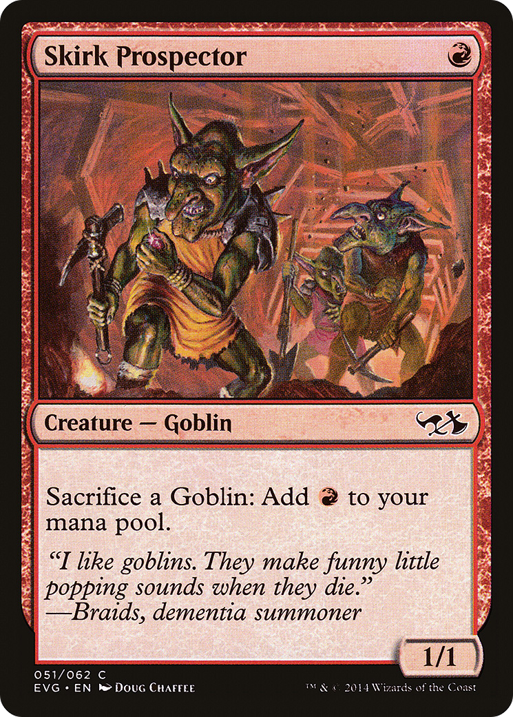 Skirk Prospector (DD3-051) [Duel Decks Anthology: Elves vs. Goblins]