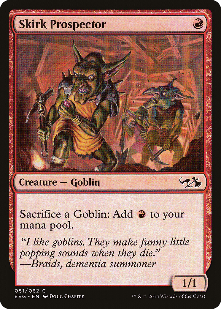 Skirk Prospector (DD3-051) [Duel Decks Anthology: Elves vs. Goblins]