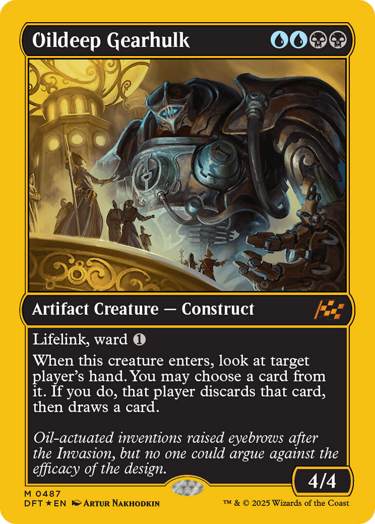 Oildeep Gearhulk (DFT-487) [Aetherdrift] Foil