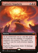 Explosive Singularity (NEO-464) [Kamigawa: Neon Dynasty]: (Extended Art) Foil