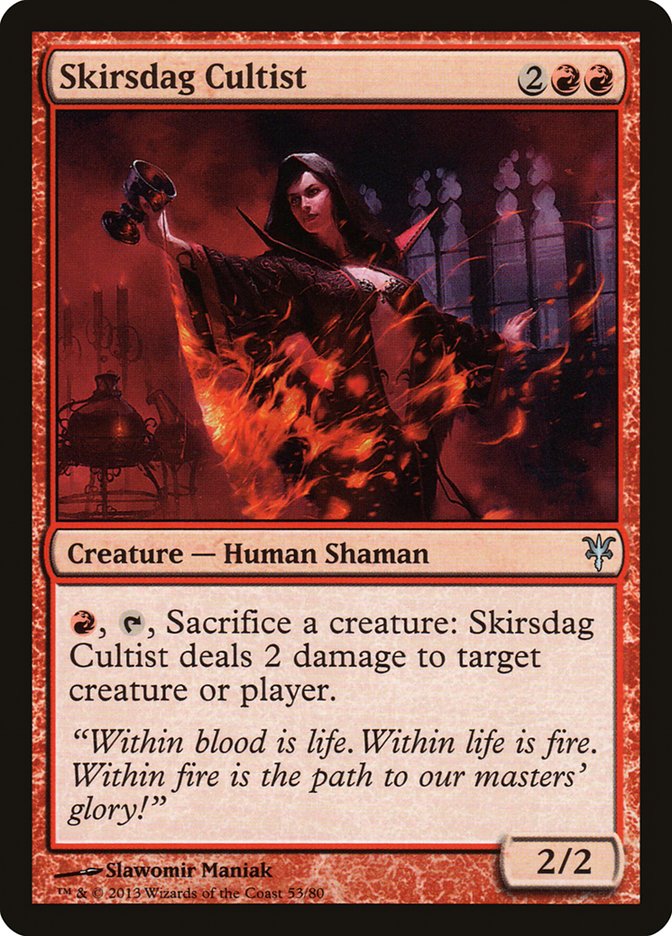 Skirsdag Cultist (DDK-053) [Duel Decks: Sorin vs. Tibalt]