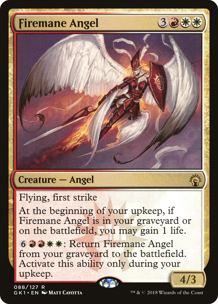 Firemane Angel (GR1-088) [GRN Guild Kit]