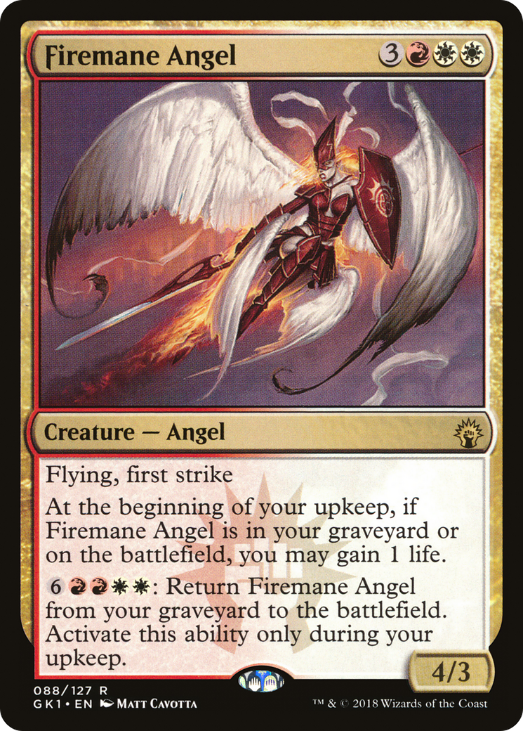 Firemane Angel (GR1-088) [GRN Guild Kit]