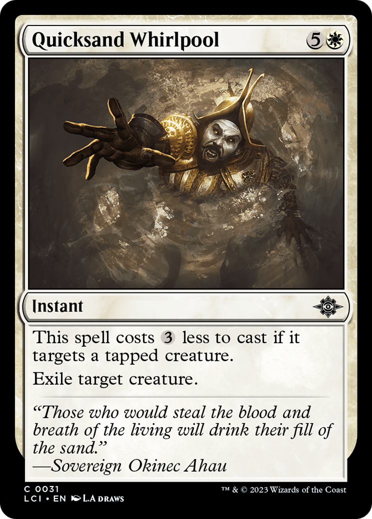 Quicksand Whirlpool (LCI-031) [The Lost Caverns of Ixalan]
