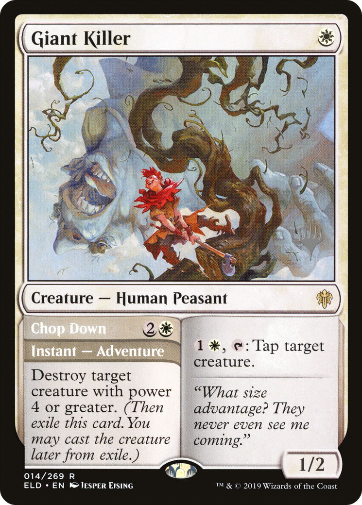 Giant Killer (PPELD-14P) [Promo Pack: Throne of Eldraine Promos]