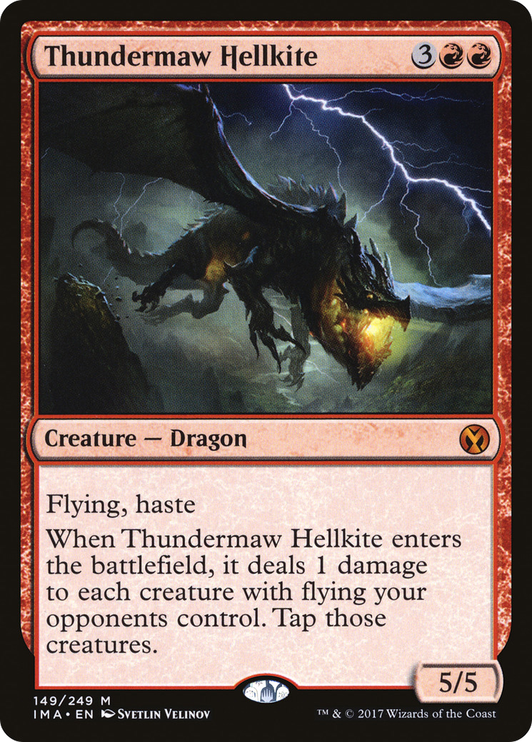 Thundermaw Hellkite (IMA-149) [Iconic Masters]