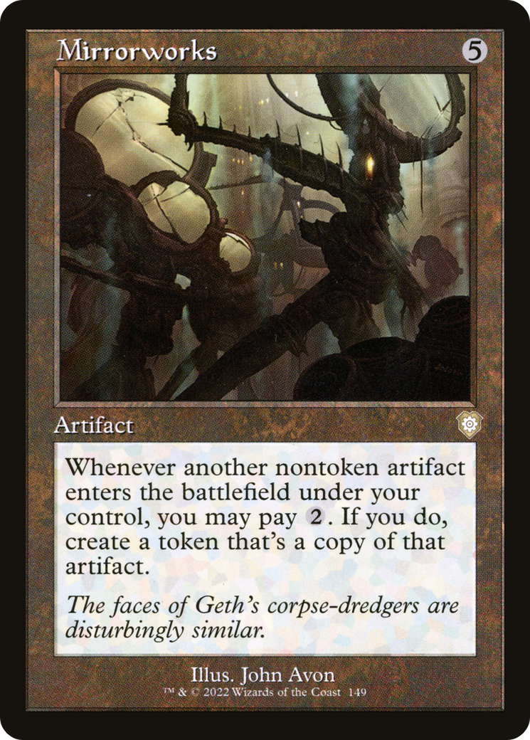 Mirrorworks (Retro Frame) (BRC-149) [The Brothers' War Commander]