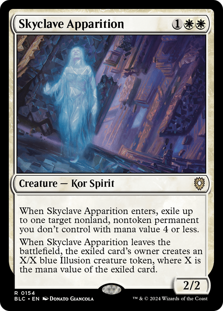 Skyclave Apparition (BLC-154) [Bloomburrow Commander]