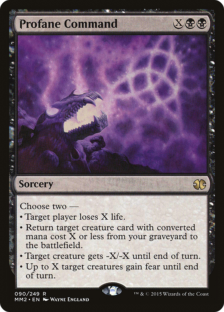 Profane Command (MM2-090) [Modern Masters 2015]