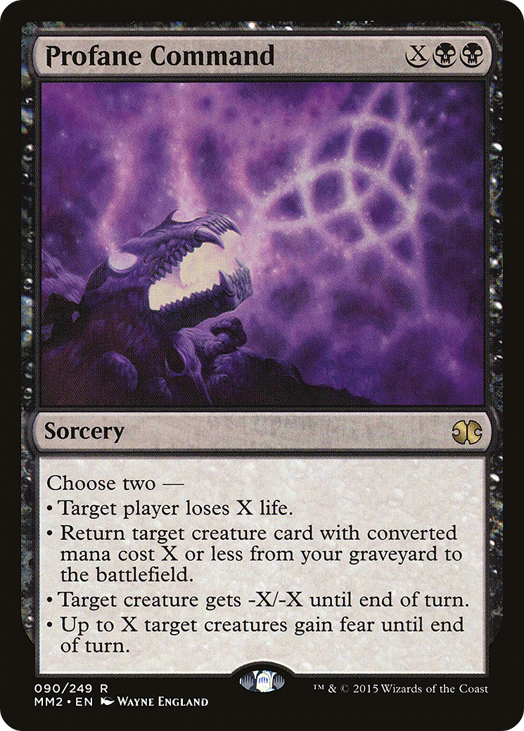 Profane Command (MM2-090) [Modern Masters 2015]