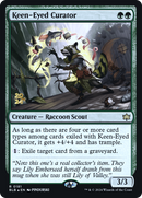 Keen-Eyed Curator (PRE-181S) [Bloomburrow Promos] Foil