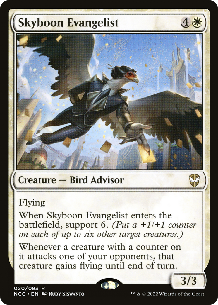 Skyboon Evangelist (NCC-020) [New Capenna Commander]