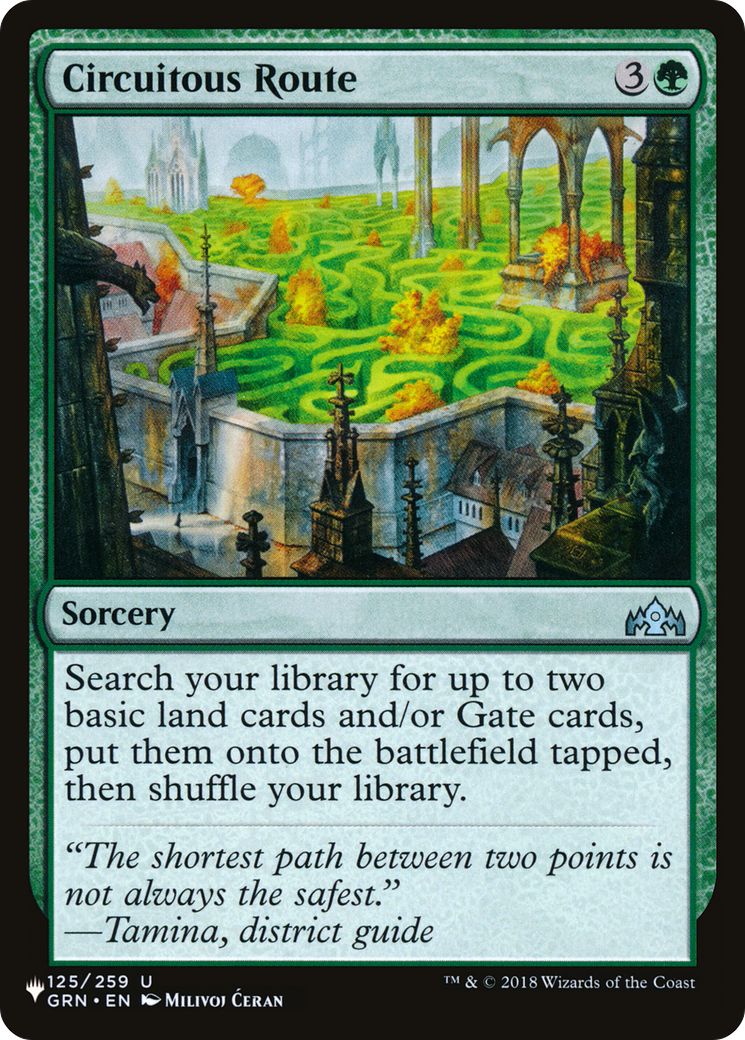 Circuitous Route (LIST-GRN-125) [The List Reprints]