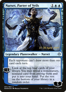Narset, Parter of Veils (PRE-61S) [War of the Spark Promos] Foil