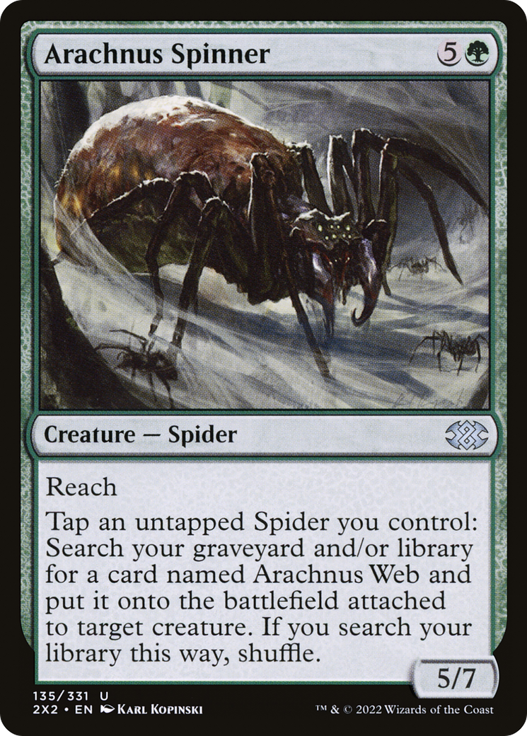 Arachnus Spinner (2X2-135) [Double Masters 2022]