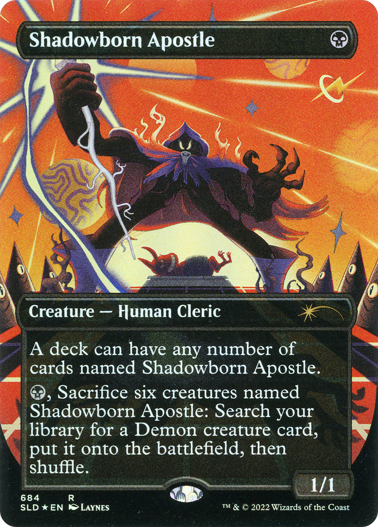 Shadowborn Apostle (SLD-684) (Borderless) [Secret Lair Drop] Foil