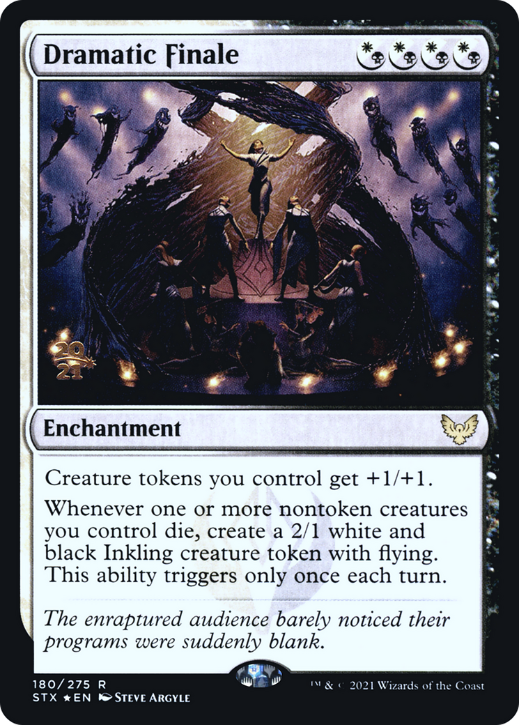 Dramatic Finale (PRE-180S) [Strixhaven: School of Mages Promos] Foil