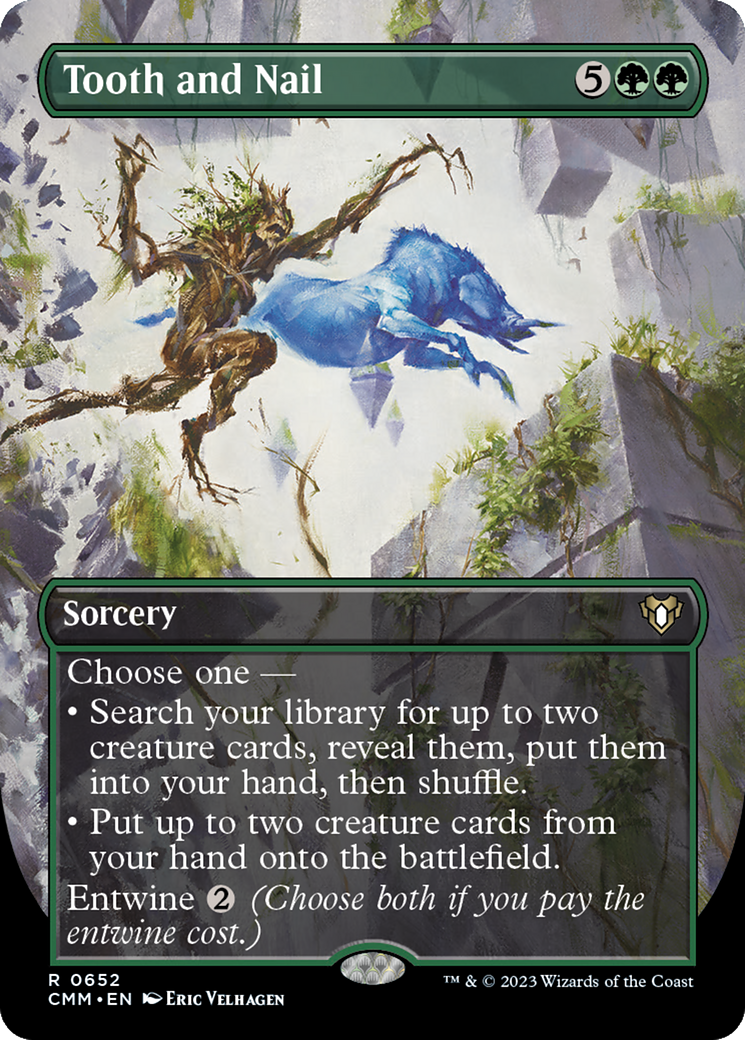 Tooth and Nail (CMM-652) [Commander Masters] (Borderless)