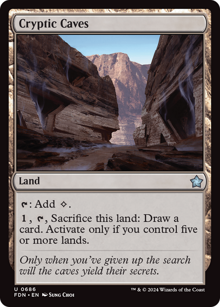 Cryptic Caves (FDN-686) [Foundations]