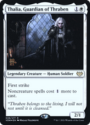 Thalia, Guardian of Thraben (PRE-038) [Innistrad: Crimson Vow Promos] Foil
