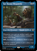 Sai, Master Thopterist (Foil Etched) (CMM-494) [Commander Masters] Foil