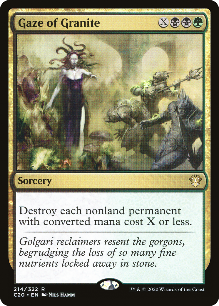 Gaze of Granite (C20-214) [Commander 2020]