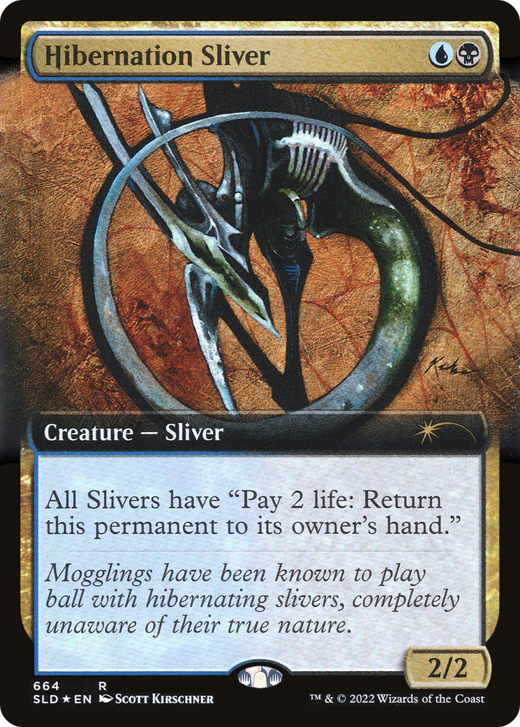 Hibernation Sliver (SLD-664) [Secret Lair Drop]: (Extended Art) Foil