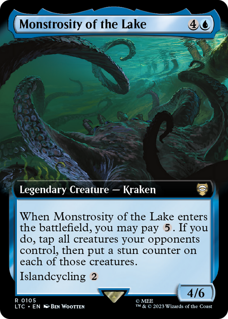 Monstrosity of the Lake (LTC-105) [Tales of Middle-earth Commander]: (Extended Art)