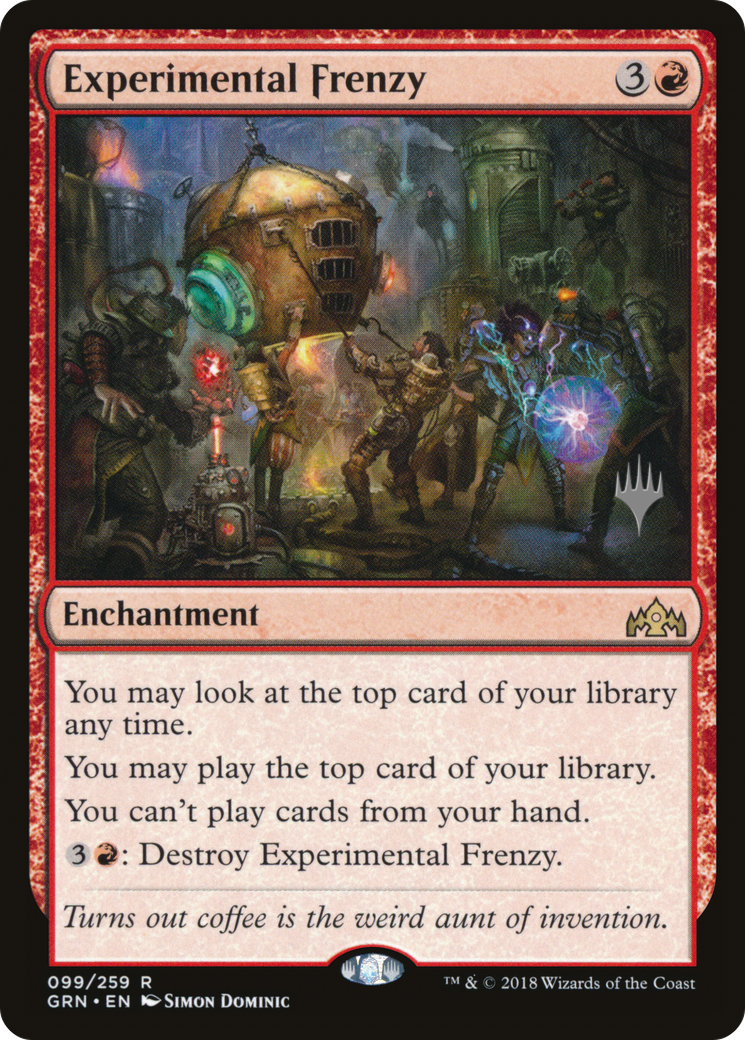 Experimental Frenzy (PPM20-99P) [Guilds of Ravnica Promos] Foil