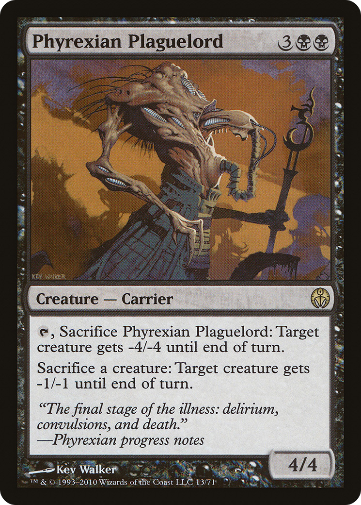 Phyrexian Plaguelord (DDE-013) [Duel Decks: Phyrexia vs. the Coalition]