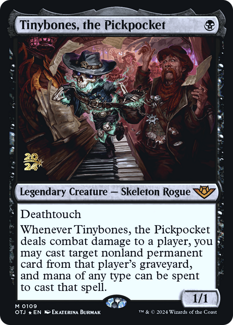 Tinybones, the Pickpocket (PRE-109S) [Outlaws of Thunder Junction Promos] Foil