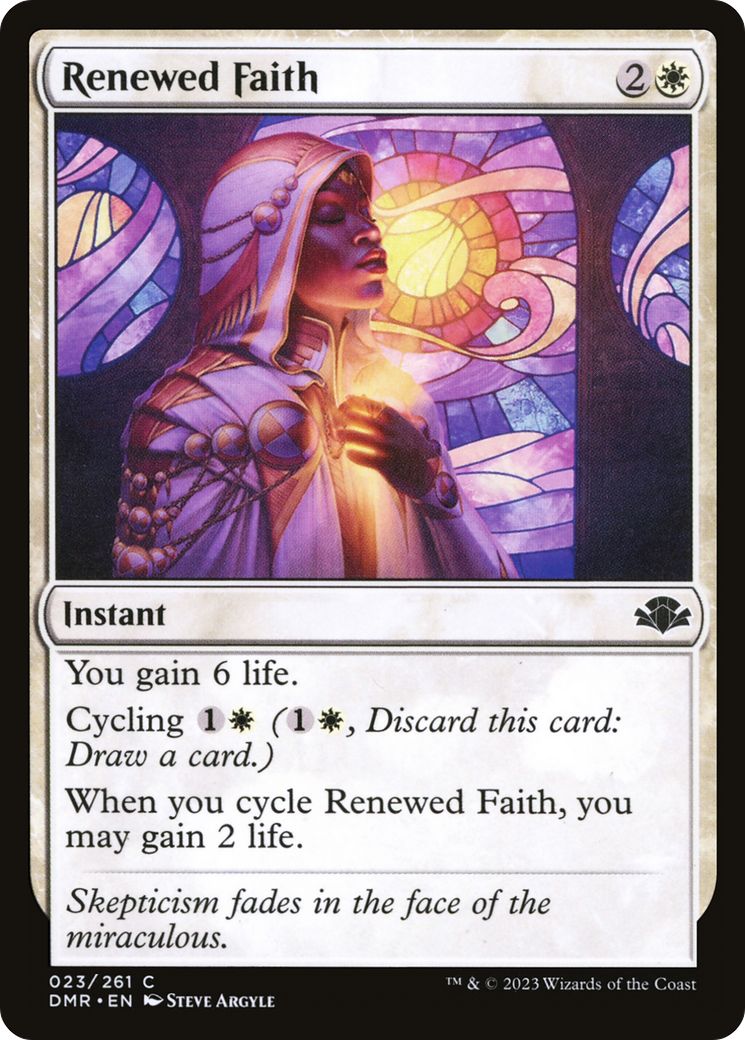 Renewed Faith (DMR-023) [Dominaria Remastered]