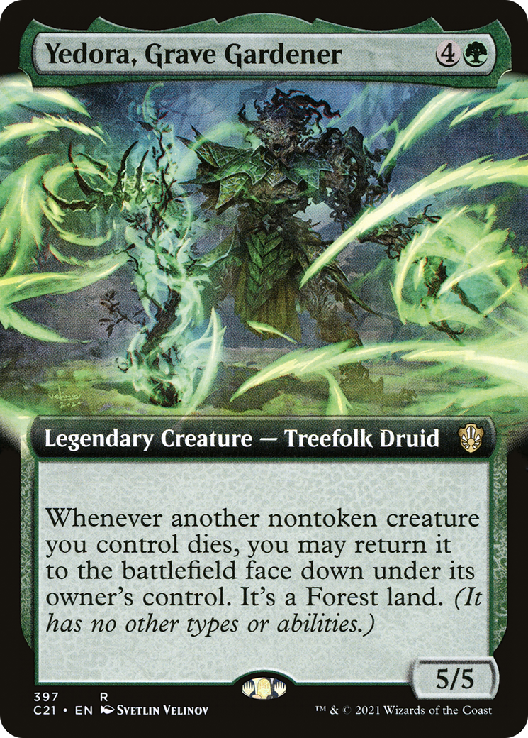 Yedora, Grave Gardener (Extended Art) (C21-397) [Commander 2021]