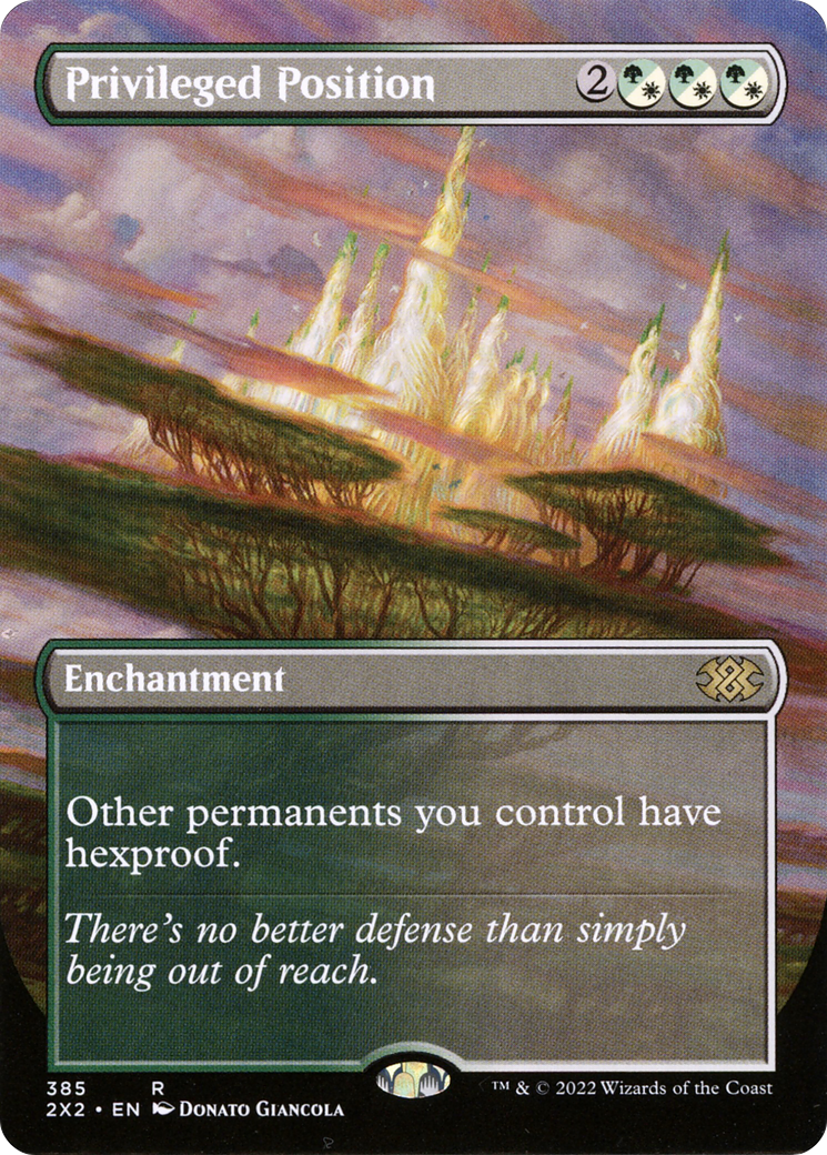 Privileged Position (Borderless) (2X2-385) [Double Masters 2022]