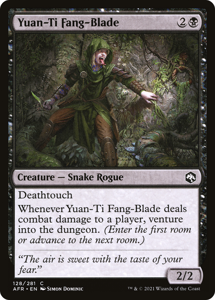 Yuan-Ti Fang-Blade (AFR-128) [Adventures in the Forgotten Realms]