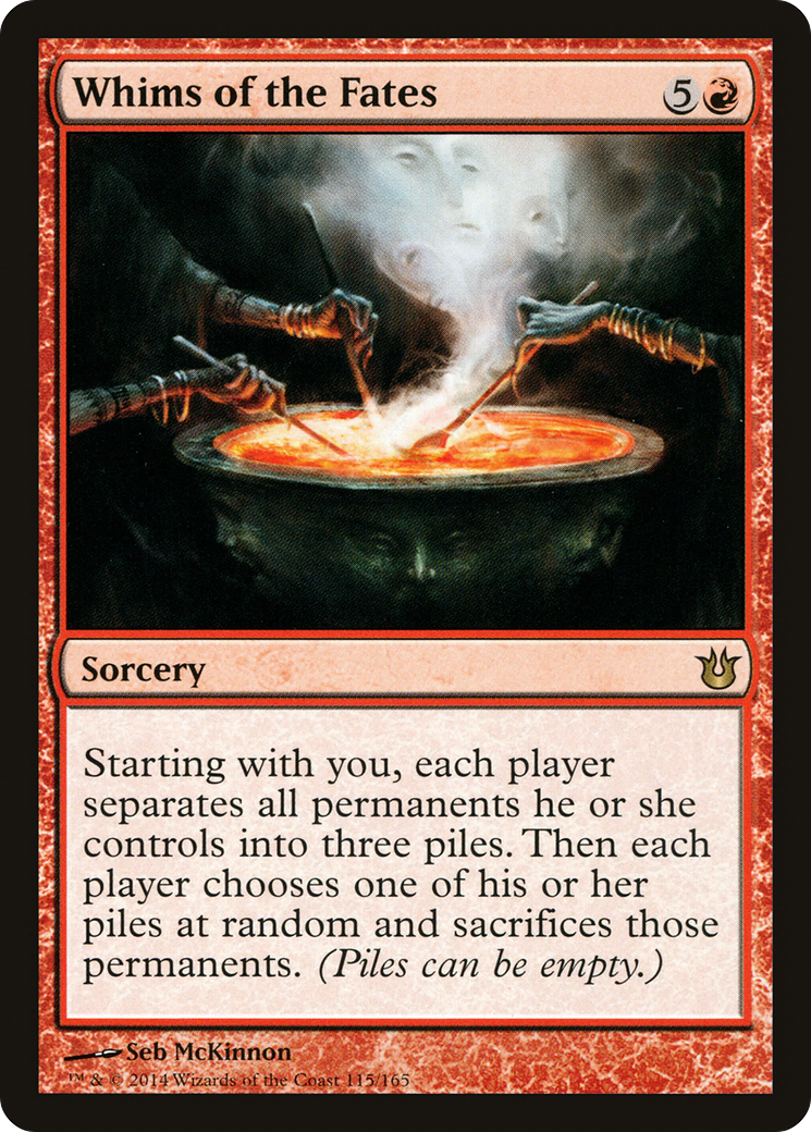 Whims of the Fates (BNG-115) [Born of the Gods] Foil