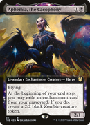 Aphemia, the Cacophony (THB-311) [Theros Beyond Death]: (enchantment, Extended Art) Foil