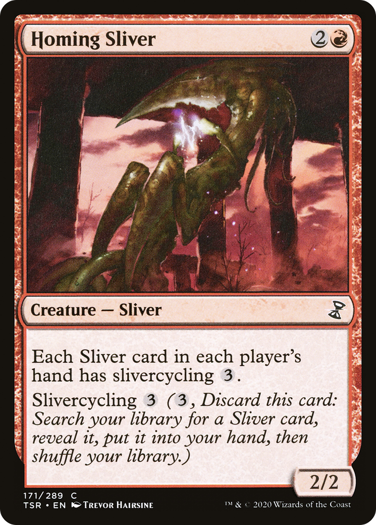 Homing Sliver (TSR-171) [Time Spiral Remastered] Foil