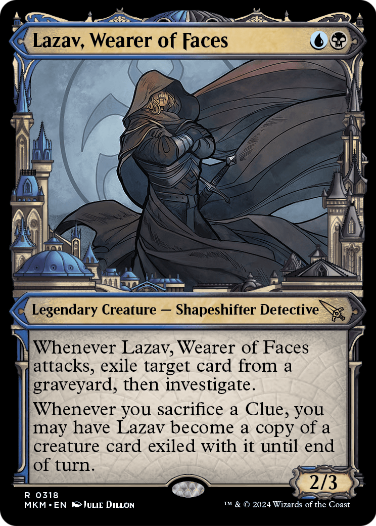 Lazav, Wearer of Faces (Showcase) (MKM-318) [Murders at Karlov Manor]